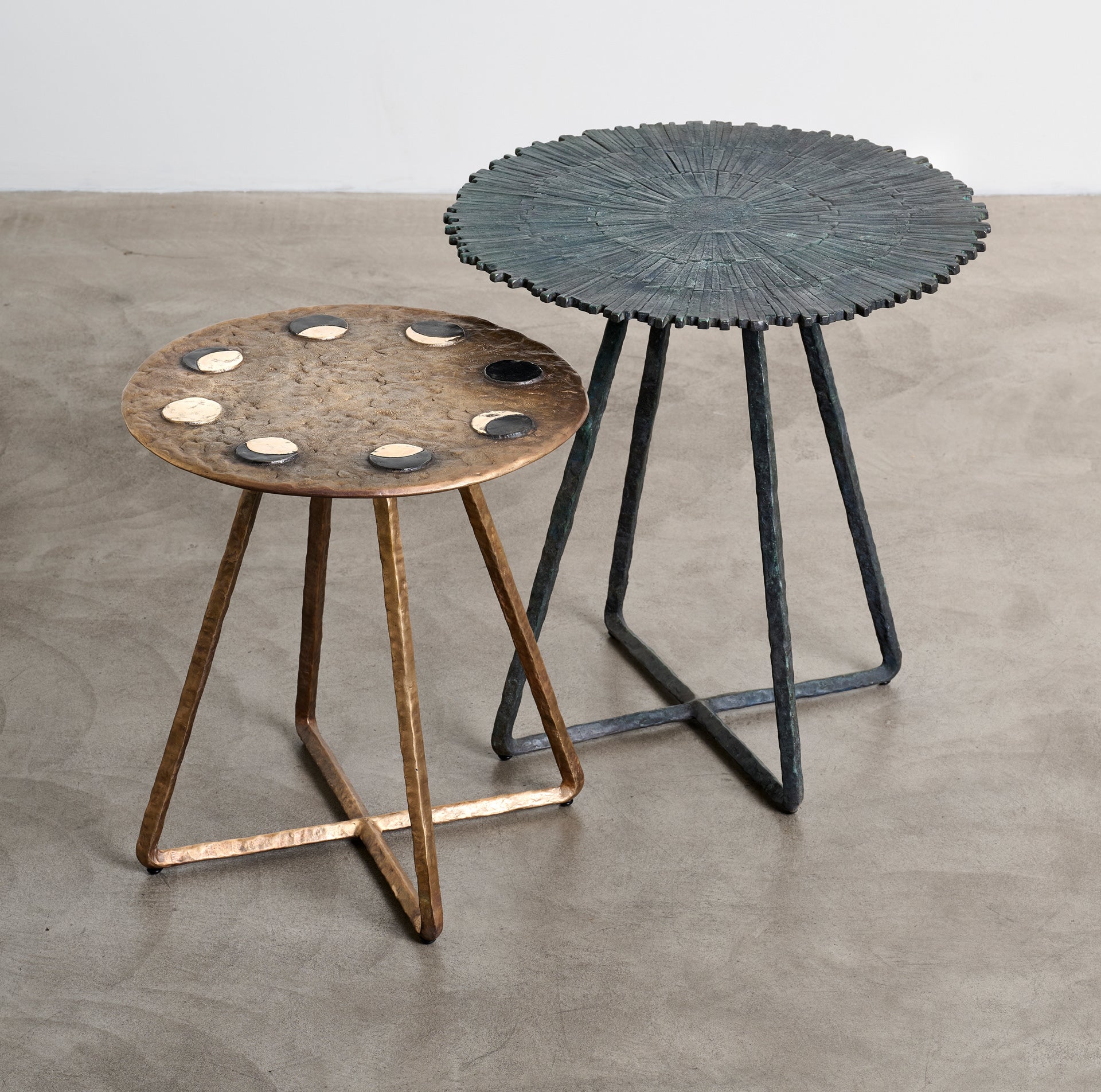 Sole and Ottante side tables