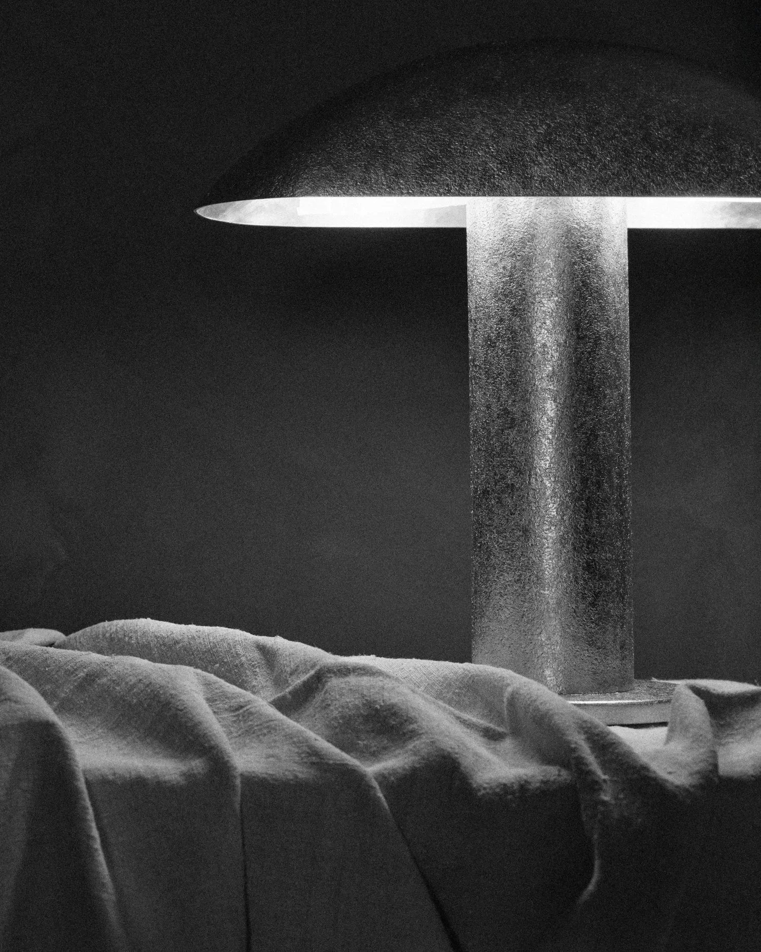 Nezu pewter large table lamp