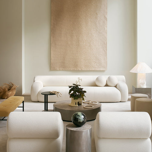 White OSCAR Sofa - Nuovo 