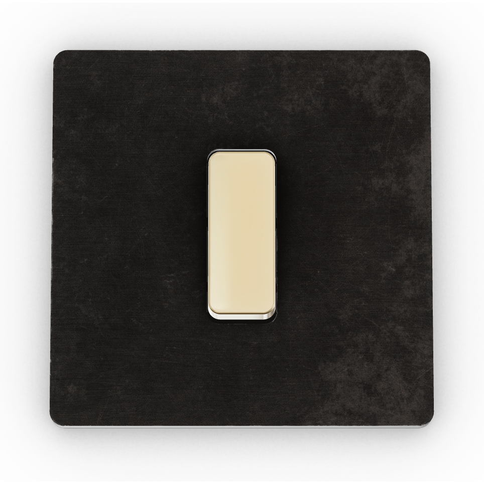M Collection - Single Cover Plate with Two Way or Push Button