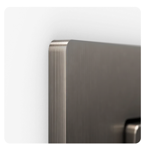 M Collection - Single Cover Plate with Two Way or Push Button