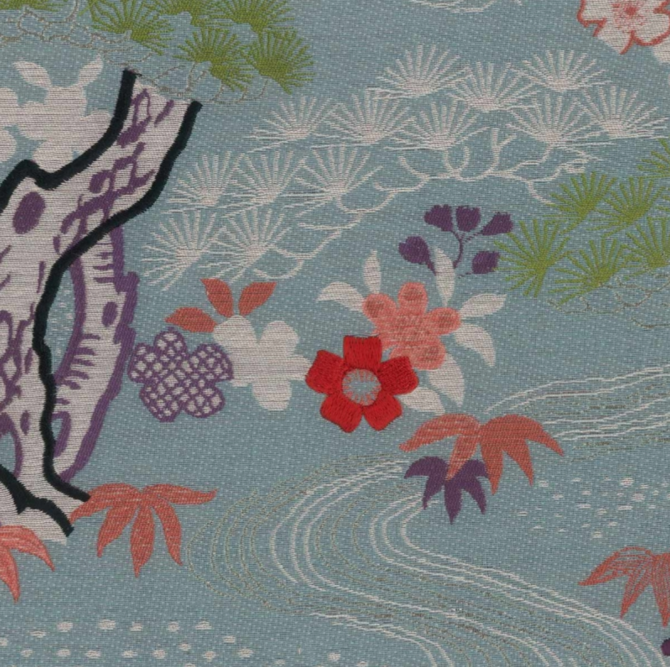 Odaware Cushion with Kimono Design