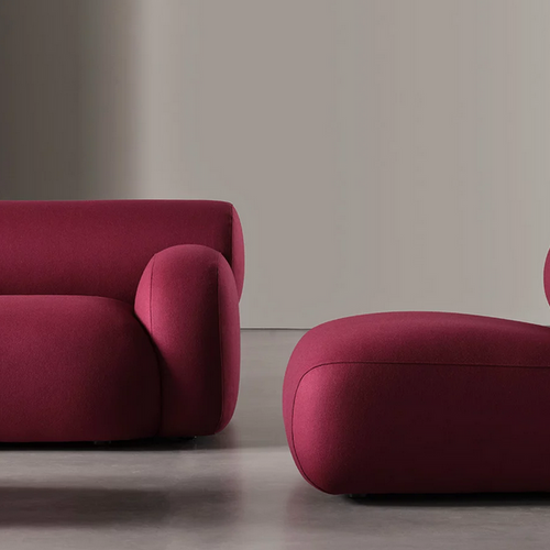 Red one piece OSCAR Sofa