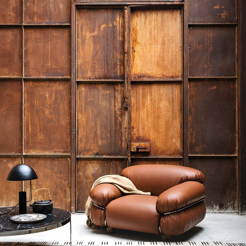 Leather sofa one seater Sesann Armchair
