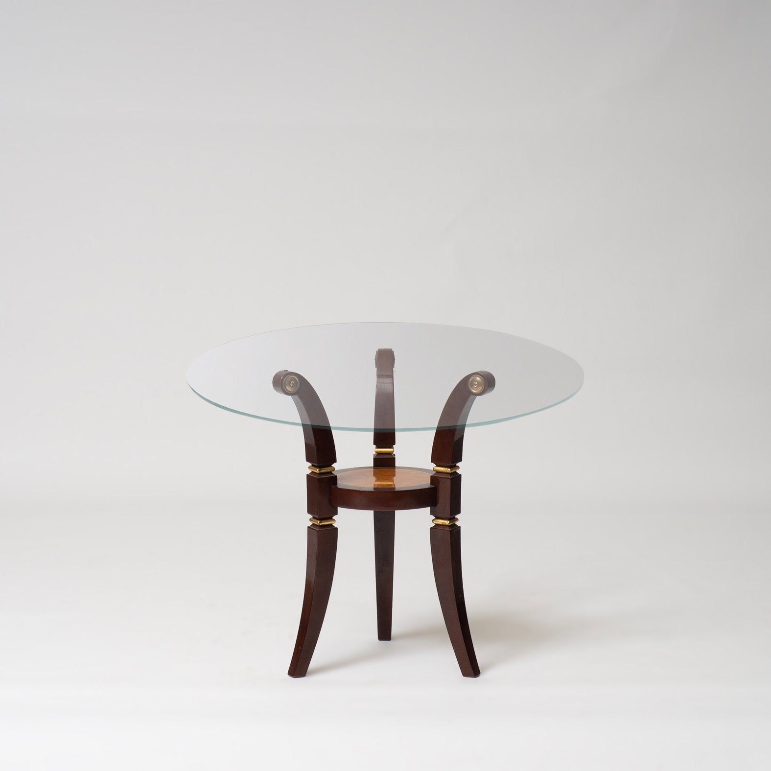 Meris Side Table in Reddish Brown by Turri