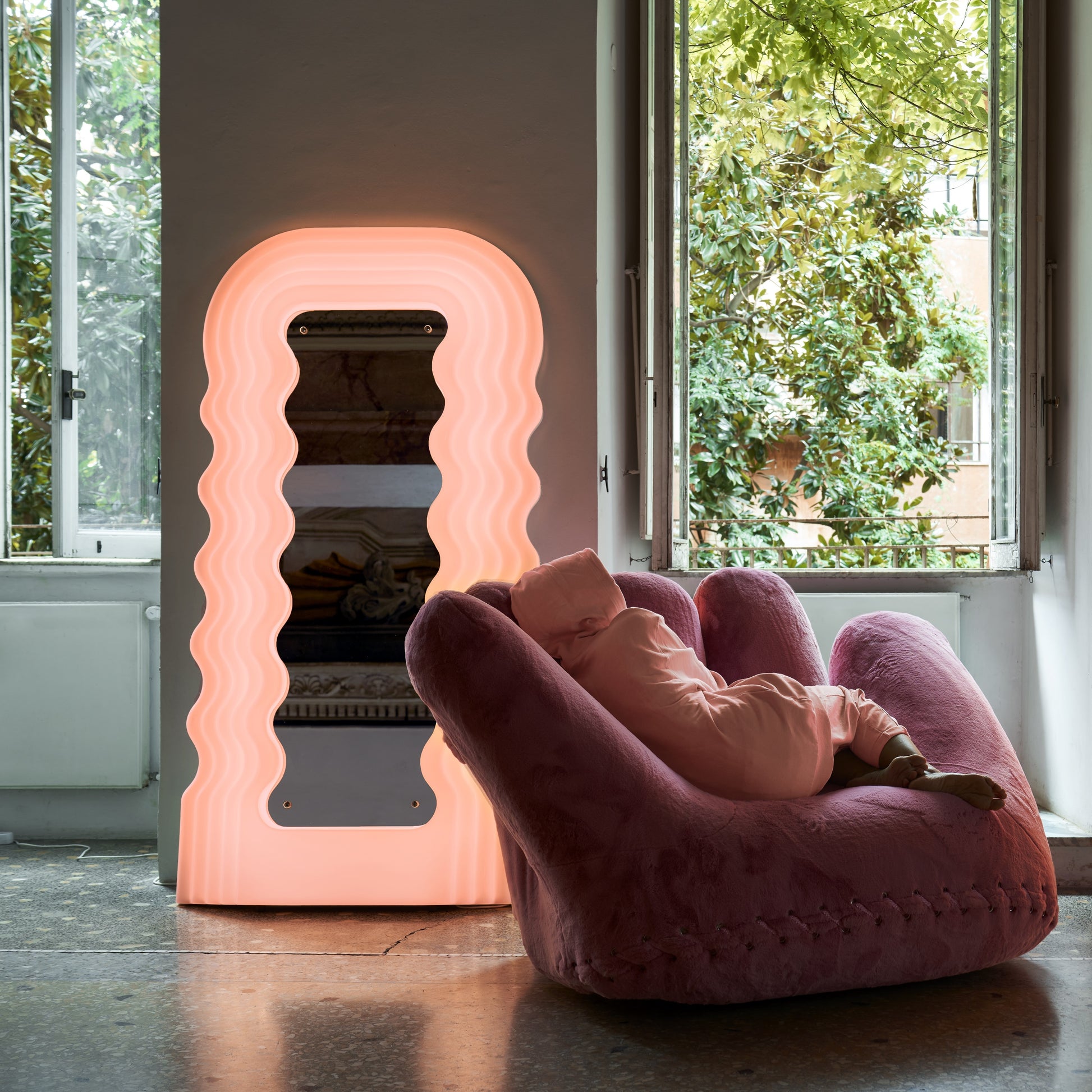 Ultrafragola Mirror Ettore Sottsass, Poltronova, 1970