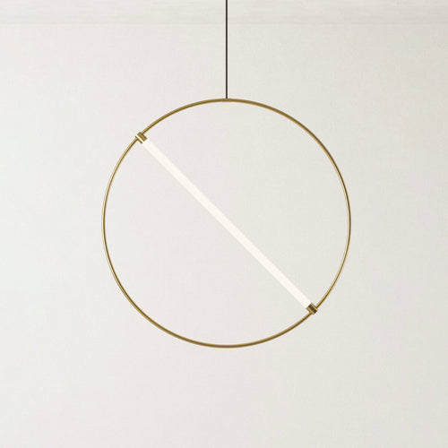 Modern brass/chrome & frosted LED luxury lamp